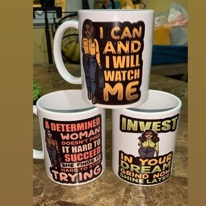 Affirmation coffee mugs